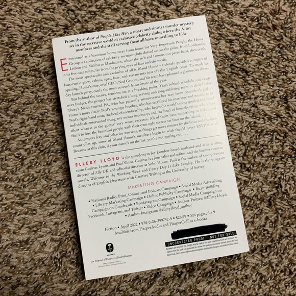 💜 The Club by Ellery Lloyd ARC - Picture 2 of 5